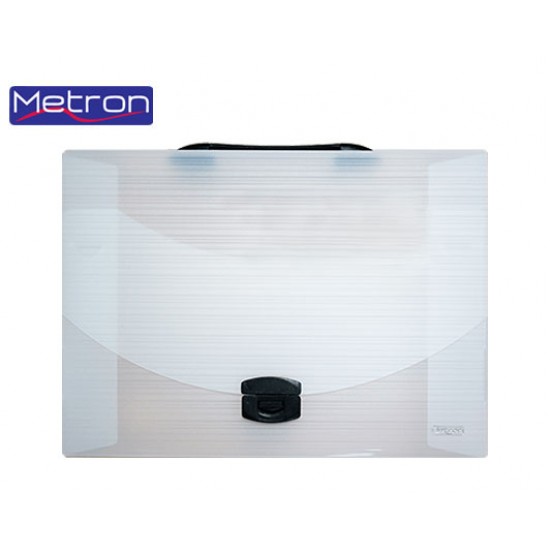 METRON ΤΣΑΝΤΑ ΣΧΕΔΙΟΥ ΕΓΓΡΑΦΩΝ PP 33x45x5cm ΓΑΛΑΚΤΕΡΟ